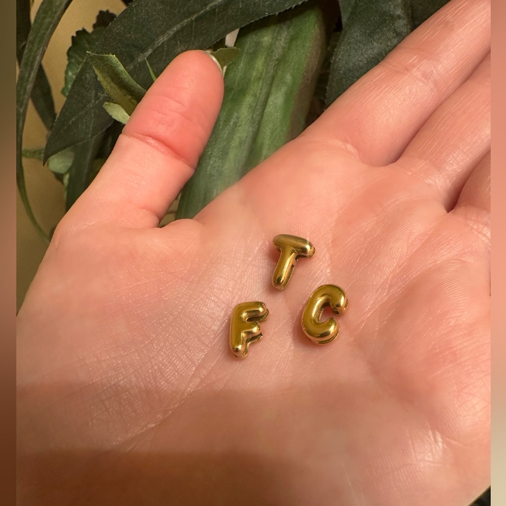 18k Gold Slider Charms